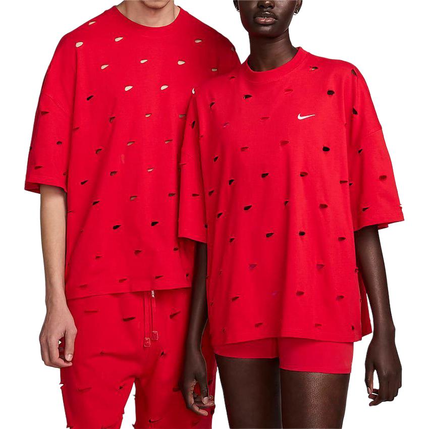 Nike Jacquemus SS24 Red All-Over Cut-Out Hoodie Unisex Asia Edition FJ3482-657 圖 5