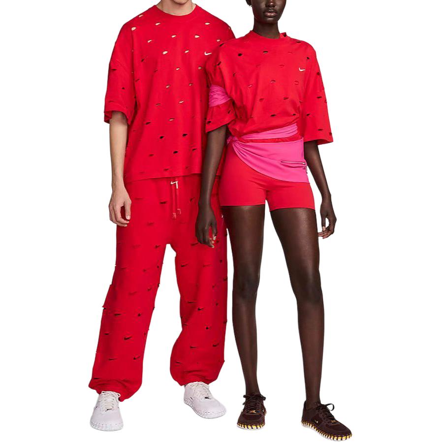 Nike Jacquemus SS24 Red All-Over Cut-Out Hoodie Unisex Asia Edition FJ3482-657 圖 6