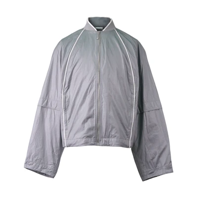 Nike Jacquemus Waterproof Windbreaker Jacket Unisex Particle Grey/White. FV5698-073