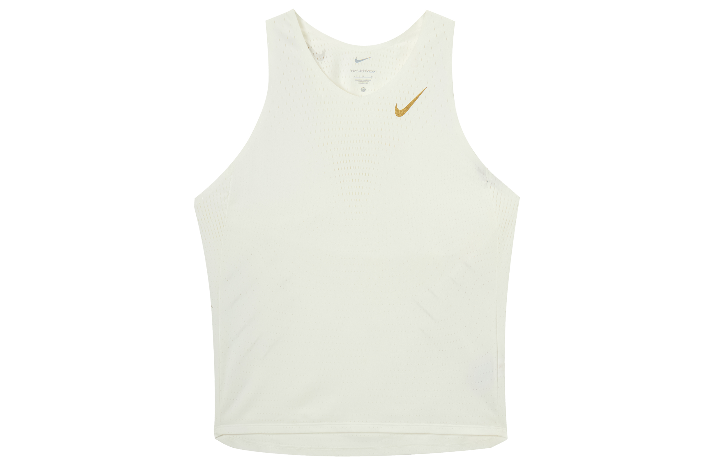 Nike x JAKOB AEROSWIFT Dri-FIT ADV Running Vest Sail/Metallic Gold HQ4195-134