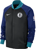 Nike x KAWS NBA Brooklyn Nets Showtime City Edition Colorblock Jacket Black FB3498-010 Nike x KAWS NBA Brooklyn Nets Showtime City Edition Colorblock Jacket Black FB3498-010