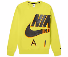 Nike x Kim Jones Fleece Crewneck Volt Nike x Kim Jones Fleece Crewneck Volt