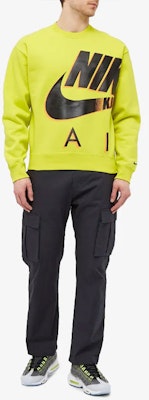 Nike x Kim Jones Fleece Crewneck Volt Shop Nike x Kim Jones Fleece Crewneck Volt