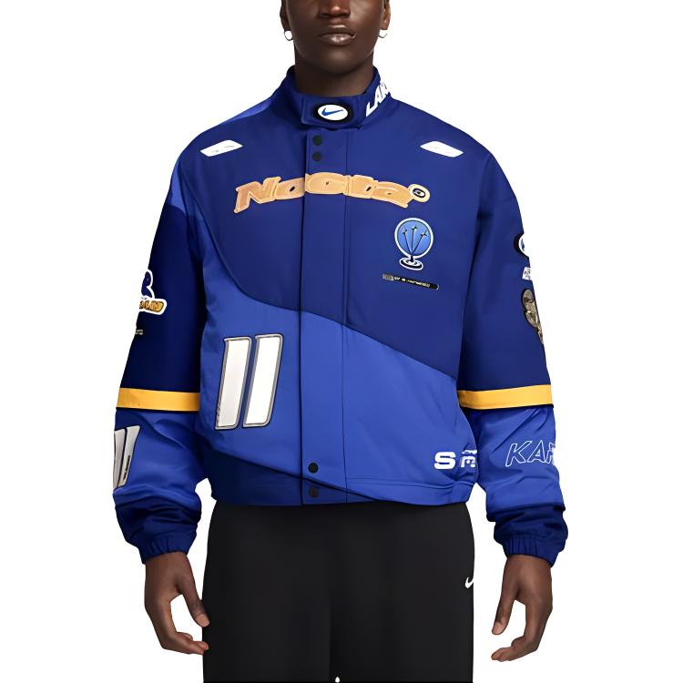 Nike L'Art de L'Automobile Nocta SS24  Blue Printed Zip-Up Jacket. FD2194-455 圖 4