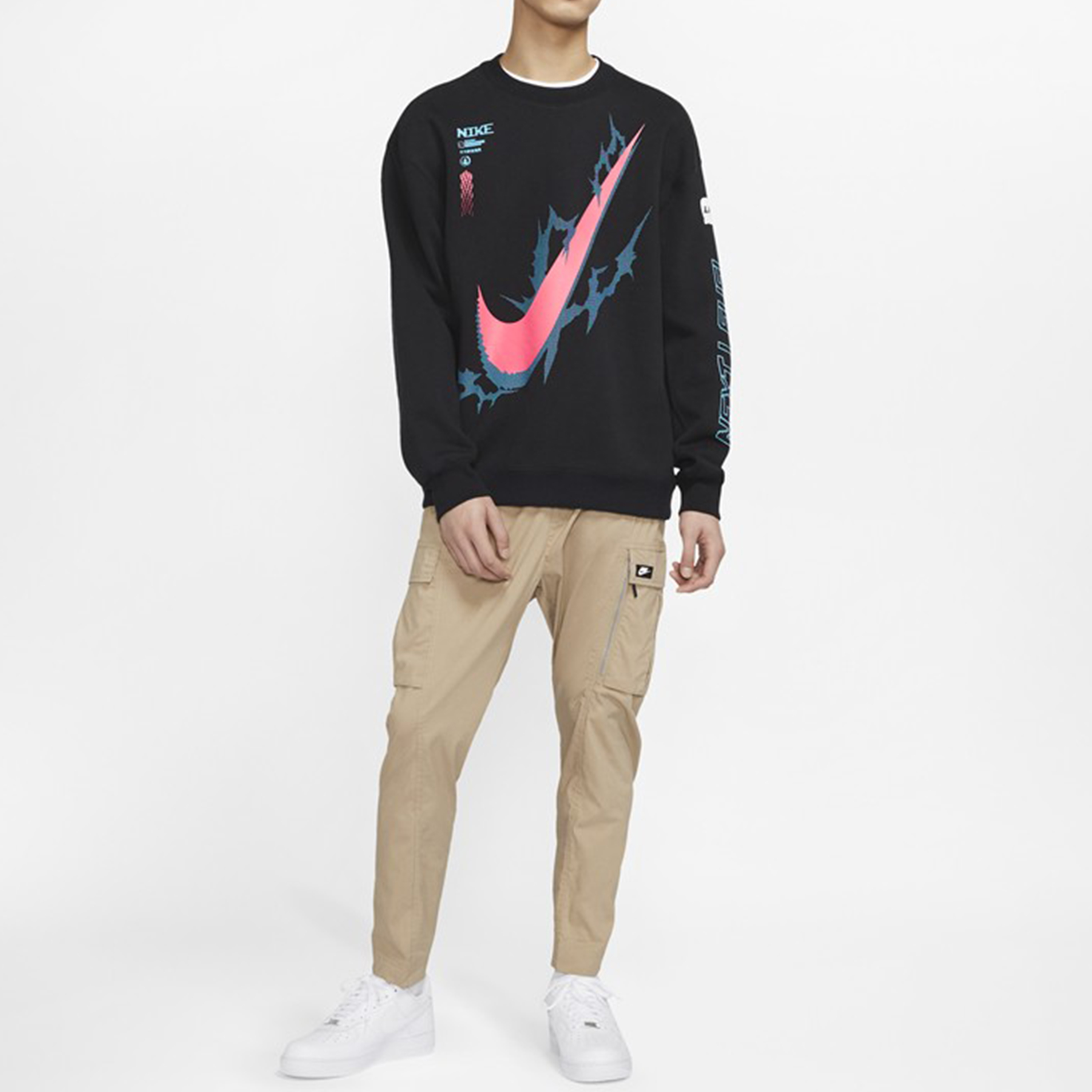 Details for Nike x LPL Sweatshirt Hitam Knit Pullover DA5005-010
