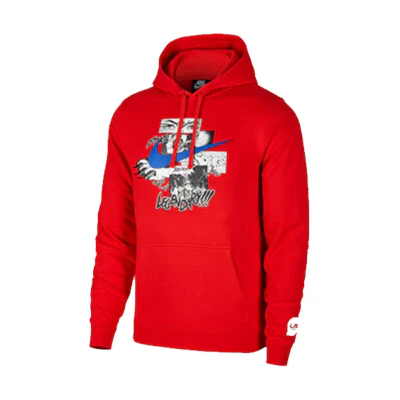 Nike LPL League of Legends Pro League Red Hoodie for Men CW4329-657