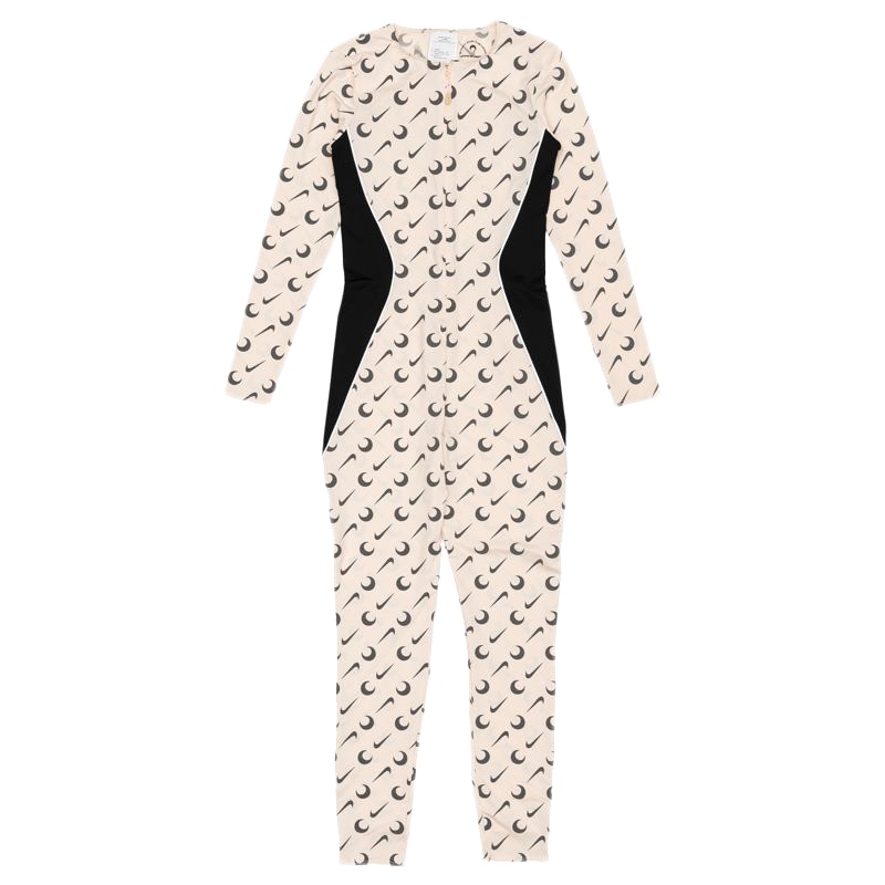 Nike x Marine Serre 2-in-1 Jersey Bodysuit Guava Ice/Green Strike/Black