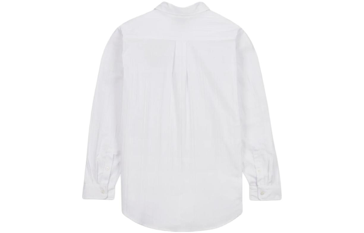 Nike Martine Rose Long Sleeve Shirt White Unisex Casual Fit Collared Top. DV0848-100 圖 3