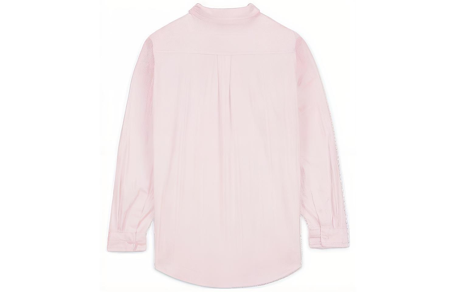 Nike Martine Rose Pink Logo Print Striped Long Sleeve Shirt Unisex Asia Edition AQ4458-007 圖 3