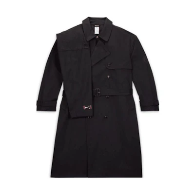 Nike Martine Rose SS23 Navy Blue Long Trench Coat Unisex Casual Style. DV0851-414