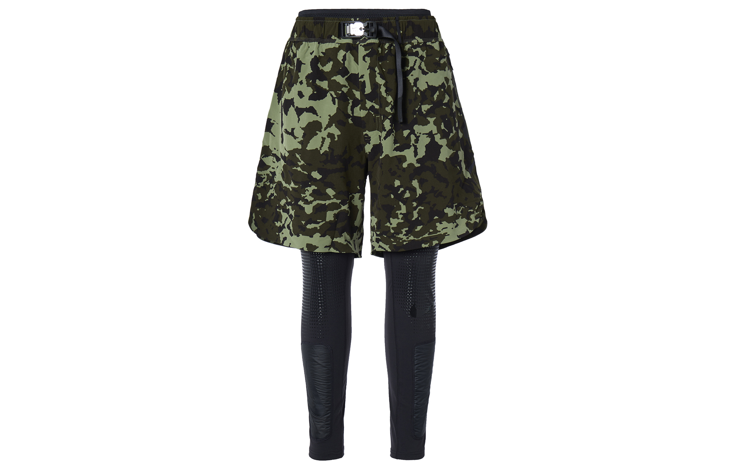 Nike x MMW 2-in-1 Camo Green Tights AR5615-010