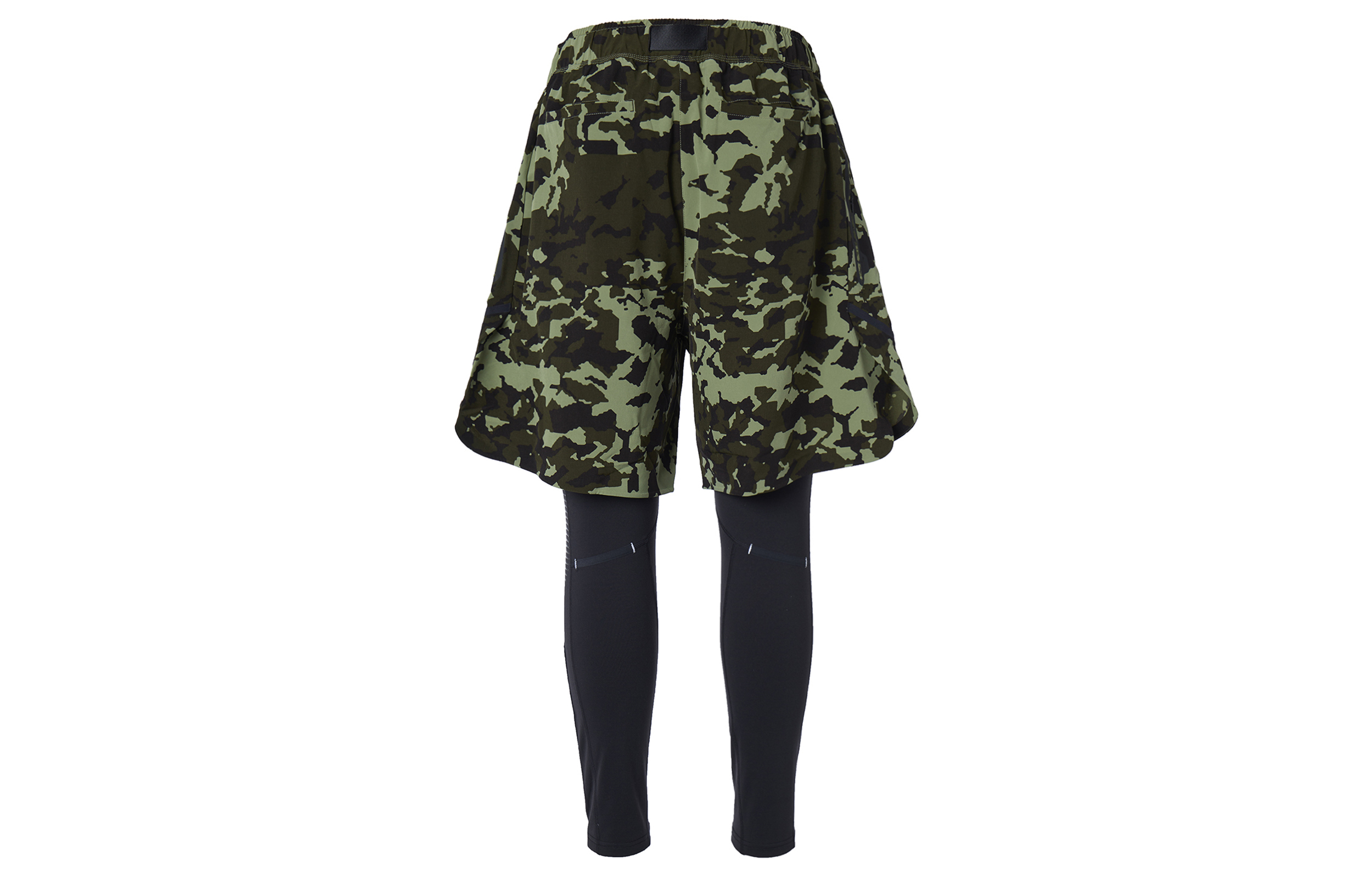 Lookbook Nike x MMW Celana Ketat 2-in-1 Camo Hijau AR5615-010