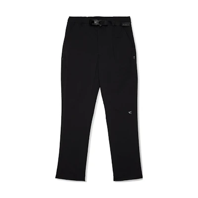 Nike MMW Black Tapered Casual Pants with Solid Belt Design. DD9432-010