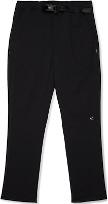 Nike x MMW Black Tapered Casual Pants with Solid Belt Design. DD9432-010 Order Nike x MMW Black Tapered Casual Pants with Solid Belt Design. DD9432-010