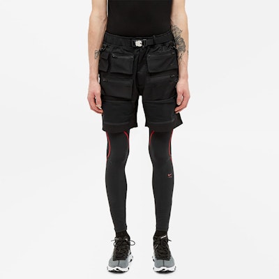 Nike x MMW Hybrid Black Compression Pants CK1543-010 Details for Nike x MMW Hybrid Black Compression Pants CK1543-010