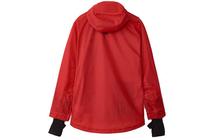 Lookbook Nike x MMW Jaket Teknologi Merah Tahan Angin & Air CK1540-657