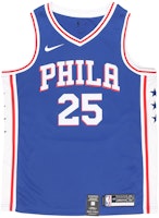 Nike x NBA 76ers Simmons Icon Edition Swingman Jersey Blue Basketball Tank Top 864501-496 Nike x NBA 76ers Simmons Icon Edition Swingman Jersey Blue Basketball Tank Top 864501-496