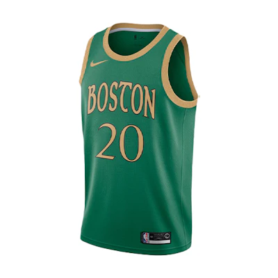 Nike NBA Boston Celtics Gordon Hayward #20 Jersey Green Men's Fan Edition AV4624-312