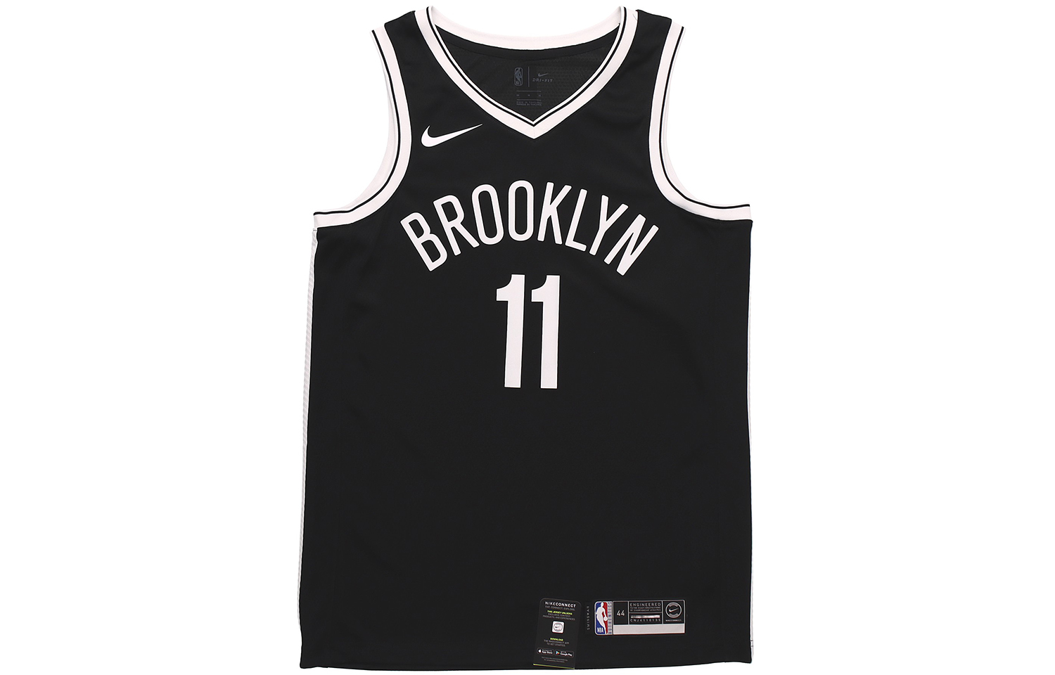 Nike x NBA Brooklyn Nets Kyrie Irving 11 Jersey Black Men's Basketball Tank Top 864459-019