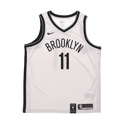 Nike NBA Brooklyn Nets Kyrie Irving #11 Fan Jersey White Sleeveless Basketball Top 864401-104