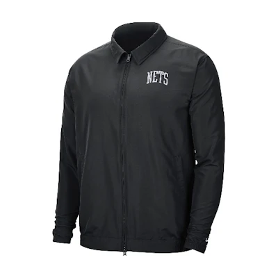 Nike NBA Brooklyn Nets Woven Track Jacket Black (Men's). CN0748-010