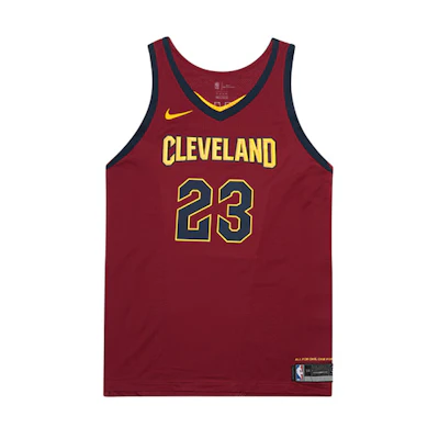 Nike NBA Cavaliers LeBron James Jersey Player Edition Red No. 23 Sleeveless Jersey 863018-677