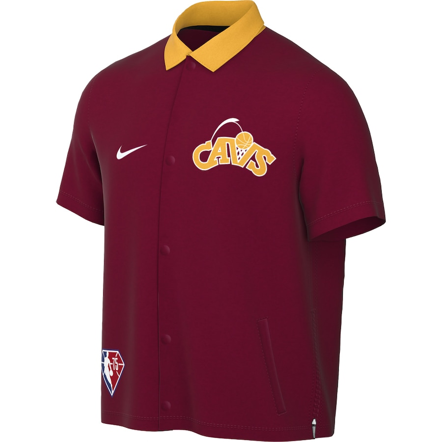 Nike x NBA Cavaliers Therma Flex Showtime 2021/22 City Edition Jacket Burgundy/Gold DB2444-677