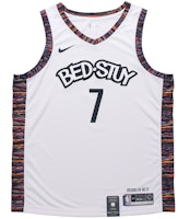 Nike x NBA City Edition Jersey 2019-2020 Nets Durant #7 Men's White AV4622-101 Nike x NBA City Edition Jersey 2019-2020 Nets Durant #7 Men's White AV4622-101