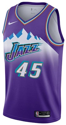 Nike x NBA Classic Edition Retro Jersey Donovan Mitchell #45 Utah Jazz Purple Men AV4517-504 Buy Nike x NBA Classic Edition Retro Jersey Donovan Mitchell #45 Utah Jazz Purple Men AV4517-504