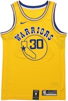 Nike x NBA Classic Edition Swingman Jersey Warriors Curry Yellow Men's Jersey AJ3878-728 Nike x NBA Classic Edition Swingman Jersey Warriors Curry Yellow Men's Jersey AJ3878-728