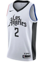 Nike x NBA Clippers Kawhi Leonard #2 City Edition Basketball Jersey White (Men's) AV4644-102 Nike x NBA Clippers Kawhi Leonard #2 City Edition Basketball Jersey White (Men's) AV4644-102