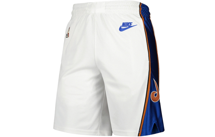 Nike x NBA Colorblock Basketball Shorts Wizards 22-23 Season White/Blue Mens. DO9511-100