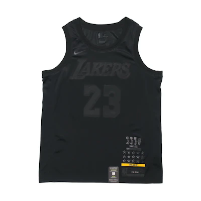 Nike NBA Connected Jersey Los Angeles Lakers LeBron MVP Edition Black Mens CI2030-010