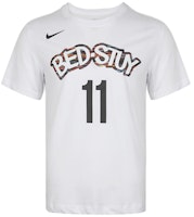 Nike x NBA Dri-FIT Brooklyn Nets Kyrie Irving #11 City Edition Tee White Men BV8746-100 Nike x NBA Dri-FIT Brooklyn Nets Kyrie Irving #11 City Edition Tee White Men BV8746-100