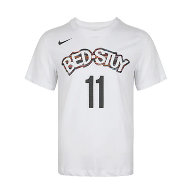 Nike NBA Dri-FIT Brooklyn Nets Kyrie Irving #11 City Edition Tee White Men BV8746-100