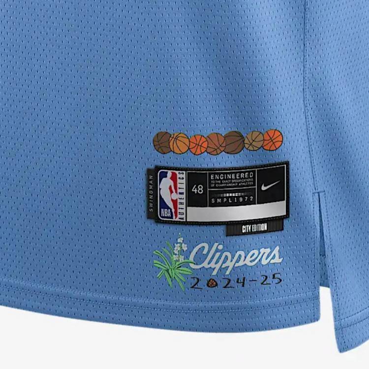 Purchase Nike x NBA Dri-Fit Los Angeles Clippers City Edition Jersi Musim 24/25 Biru. FQ4345-464