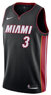 Nike x NBA Dwyane Wade Icon Edition Heat #3 Swingman Jersey Black Mens Fan Version 864487-025 Buy Nike x NBA Dwyane Wade Icon Edition Heat #3 Swingman Jersey Black Mens Fan Version 864487-025