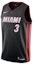 Buy Nike x NBA Dwyane Wade Icon Edition Heat #3 Swingman Jersey Black Mens Fan Version 864487-025