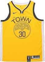 Nike x NBA Earned Edition Golden State Warriors Curry Yellow Basketball Jersey Men BQ1159-731 Nike x NBA Earned Edition Golden State Warriors Curry Yellow Basketball Jersey Men BQ1159-731