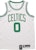 Nike x NBA Fan Edition Jersey Boston Celtics Jayson Tatum #0 White Mens Loose Fit 864403-101