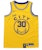 Nike x NBA Golden State Warriors Retro Fan Edition Curry #30 Yellow Basketball Jersey BQ8109-729