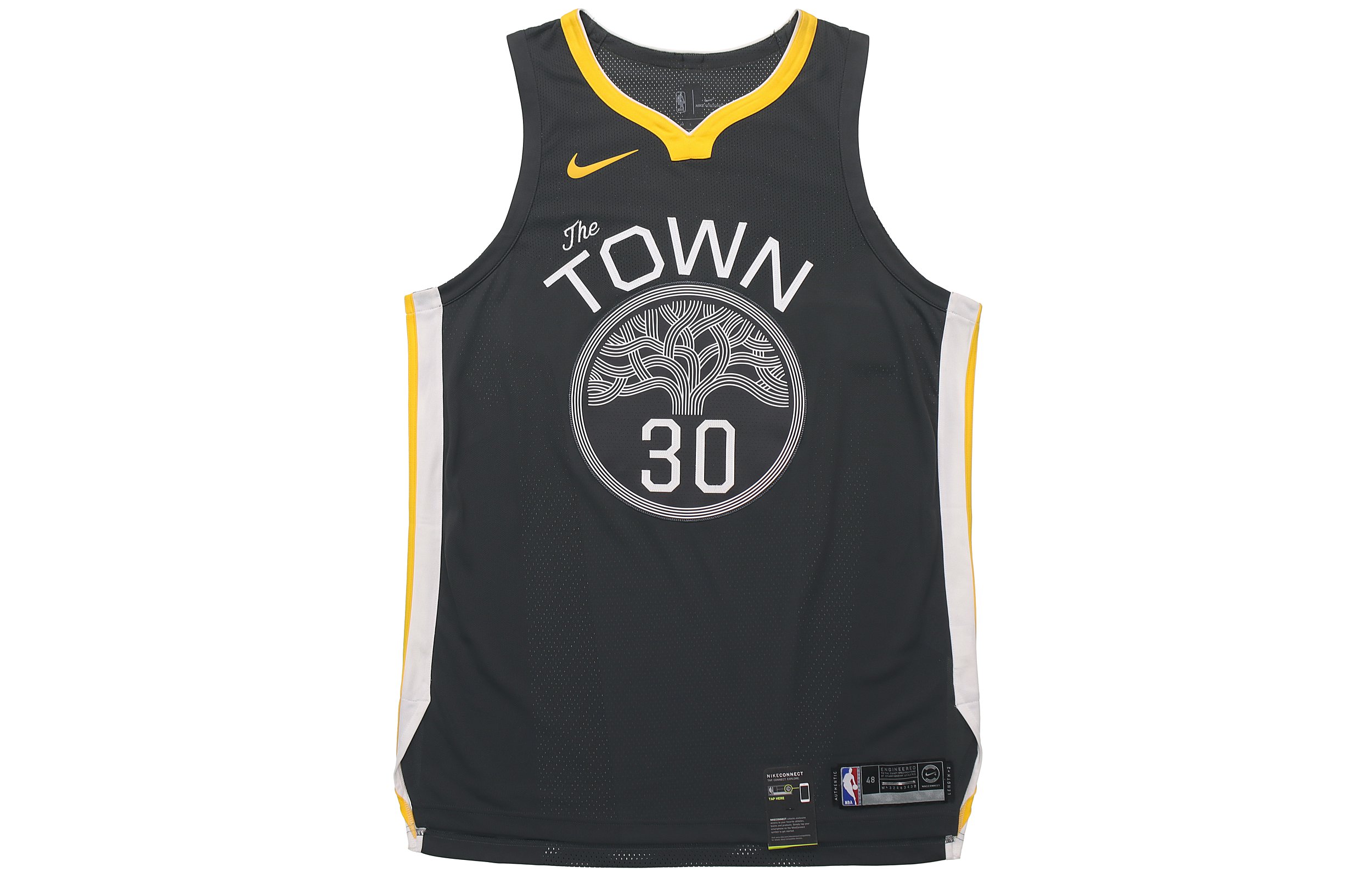 Nike NBA GSW Stephen Curry Statement Jersey Black - Golden State Warriors #30 863152-060