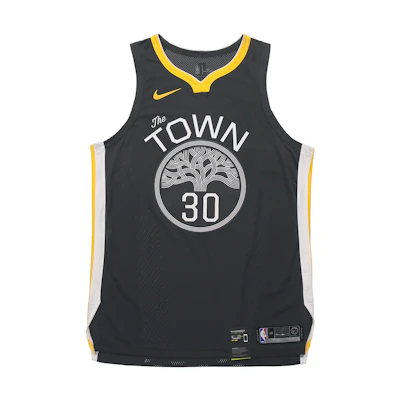 Nike NBA GSW Stephen Curry Statement Jersey Black - Golden State Warriors #30 863152-060