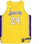 Buy Nike x NBA Icon Edition Authentic Jersey Lakers Kobe #24 Yellow Men's Basketball Tank AQ2107-728