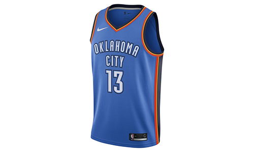 Nike NBA Jersey Fan Edition Oklahoma City Thunder Paul George #13 Blue Men’s 864497-409