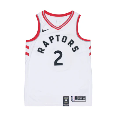 Nike NBA Jersey Leonard #2 Toronto Raptors Fan Edition White Mens Basketball 864451-102