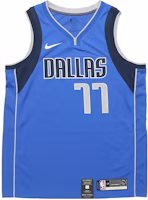 Nike x NBA Jersey Luka Doncic Mavericks #77 Fan Edition Blue Basketball Jersey Men's 864469-487 Nike x NBA Jersey Luka Doncic Mavericks #77 Fan Edition Blue Basketball Jersey Men's 864469-487