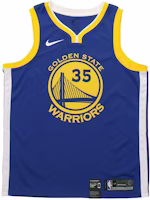 Nike x NBA Kevin Durant Golden State Warriors Jersey Sleeveless Blue Men's 864475-496 Nike x NBA Kevin Durant Golden State Warriors Jersey Sleeveless Blue Men's 864475-496