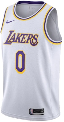 Nike x NBA Kyle Kuzma #0 Los Angeles Lakers Jersey White Retro Men's Basketball Tank AA7101-109 Buy Nike x NBA Kyle Kuzma #0 Los Angeles Lakers Jersey White Retro Men's Basketball Tank AA7101-109