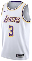 Nike x NBA LA Lakers Anthony Davis #3 Fan Edition Jersey White Sleeveless Men AA7101-112 Nike x NBA LA Lakers Anthony Davis #3 Fan Edition Jersey White Sleeveless Men AA7101-112
